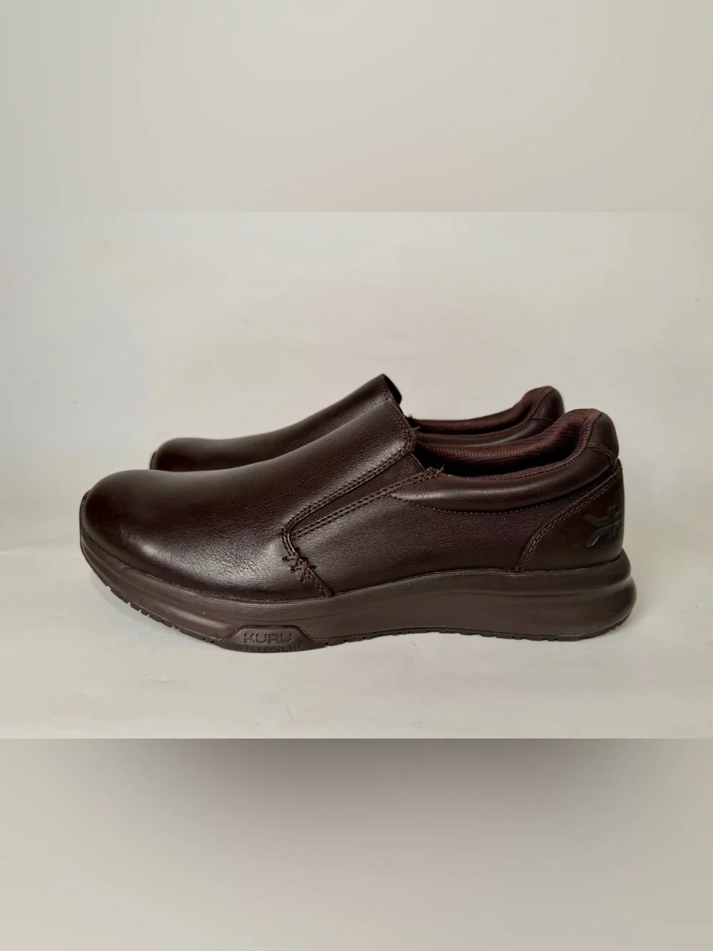 KURU Kivi 2 Men’s 12 Slip-on Shoes Anti-Slip Work Shoes Espresso Brown 2.0 NEW